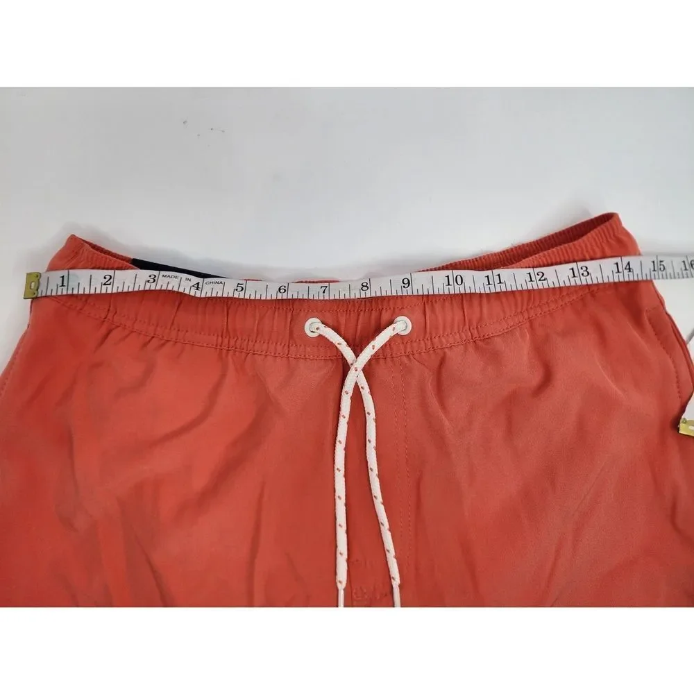 Gap Swim Trunks Men's Small‎ Orange Pool Shorts Lined NWT